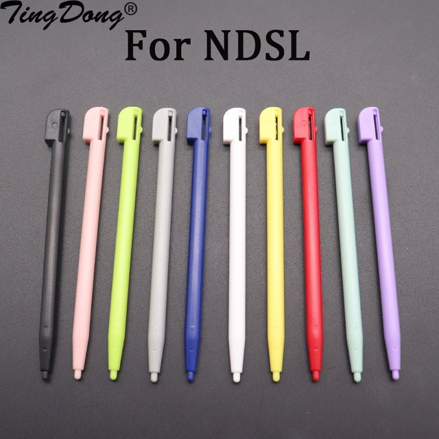 10er Set TingDong Kunststoff Stylus Stifte in Schwarz für Nintendo DS Lite, DSL und NDSL als Touchscreen Zubehör - Bild 1