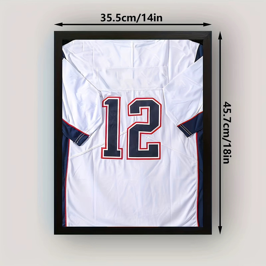 Magnetischer Flip-Displayrahmen von ACRDDK für Fußball- und Basketball-Trikots, Schwarz, B/H: 33,0 x 33,0 cm - Bild 4