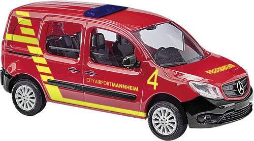 Busch Einsatzfahrzeug Modell Mercedes Benz Citan Kombi City Airport Mannheim H0 - Bild 1