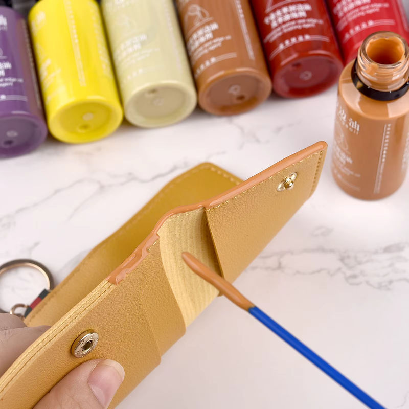 Mattierte elastische Kantenversiegelung für Leder zur Renovierung von Lederwaren und Randversiegelung, 30 ml, in Grün oder Mehrfarbig - Bild 4