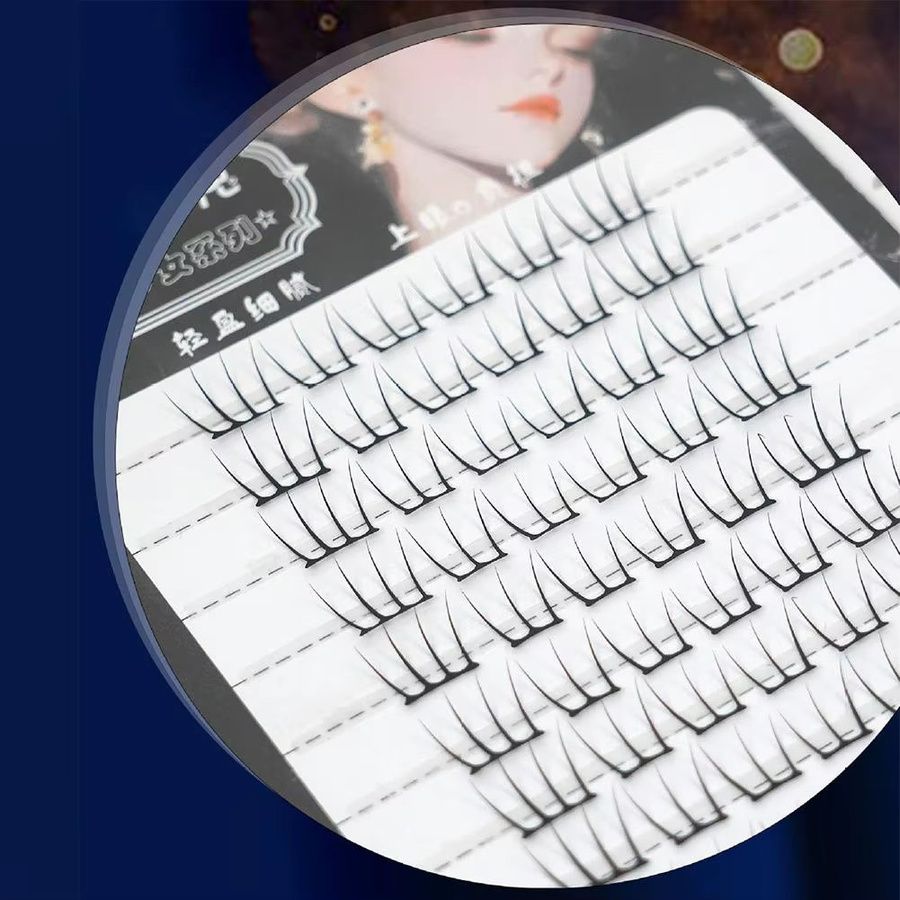 Selbstklebende Wimpern, natürlich, Unisex - Bild 3