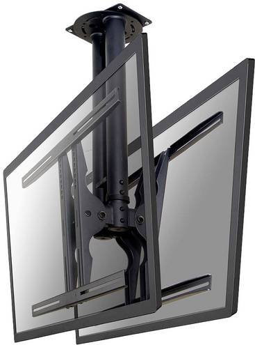 Neomounts PLASMA-C100D TV-Deckenhalterung in Schwarz für Fernseher von 94,0 cm bis 190,5 cm, neigbar und höhenverstellbar, VESA 200x200 mm - Bild 1