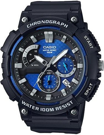 Casio Armbanduhr, Quarz, Harzarmband, Blau, Herren - Bild 1