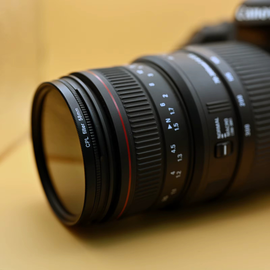 Lightdow Zirkularpolarisierender CPL-Filter in Schwarz für Nikon Canon Sony Fujifilm Olympus Kameraobjektive - Bild 5