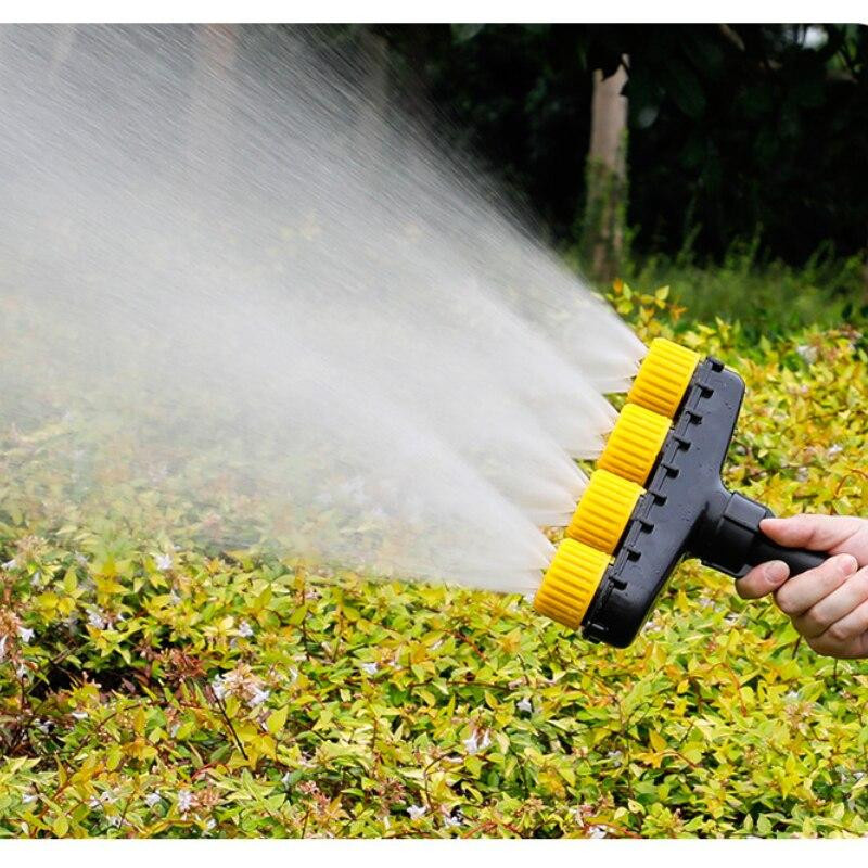 ZENTAURA Garten Sprinkler mit 5 Düsen und einstellbarem Durchfluss für die Bewässerung von Rasen und Gemüse, 1.5 Zoll, ABS - Bild 8