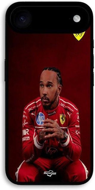 MANIACASE Schutzhülle für iPhone 17 Air mit Hamilton Scuderia Ferrari Design in Rot - Bild 1