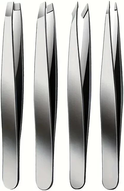 CNKESS Pinzetten-Set aus Edelstahl, Gesicht, Unisex - Bild 1