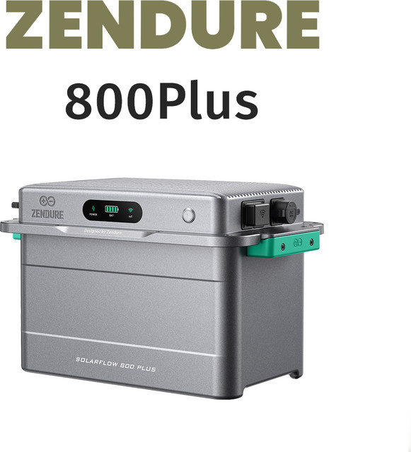Zendure SolarFlow 800 Plus All-in-One Speicher für Balkonkraftwerk, 1,92 kWh, grau - Bild 1
