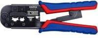 Knipex Crimpzange für Westernstecker 6/8-polig RJ11/RJ12 mit Ratsche und Abisolierfunktion 97 51 10 SB - Bild 1