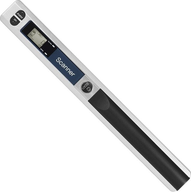 Tragbarer kabelloser Handscanner im A4-Format mit 900 DPI, LCD-Display und Unterstützung für JPG und PDF in Silber - Bild 1