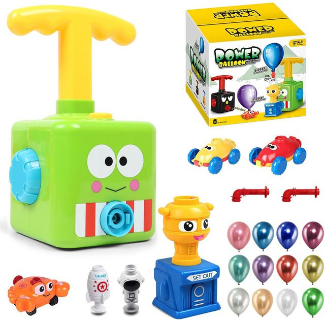 Bai Fen Bai Toys Ballonwerfer, Raketenballon, Kinderautospielzeug mit Pumpe - Bild 1