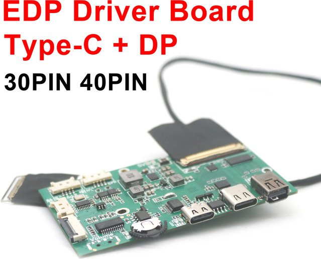 DykbRadio USB-C auf DisplayPort EDP Treiberplatine für 2K und 4K UHD LCD Projektor und Display Bildschirme - Bild 1