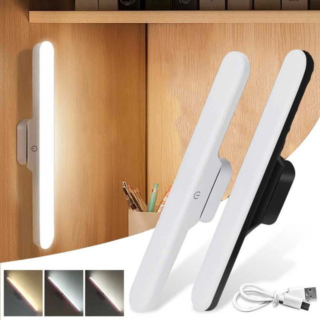 GGBEE LED Spiegel Beleuchtung mit integriertem LED Licht, Magnetische Touch Make-Up Lampe und Augenschutz für Kleiderschrank und Schlafsaal - Bild 1