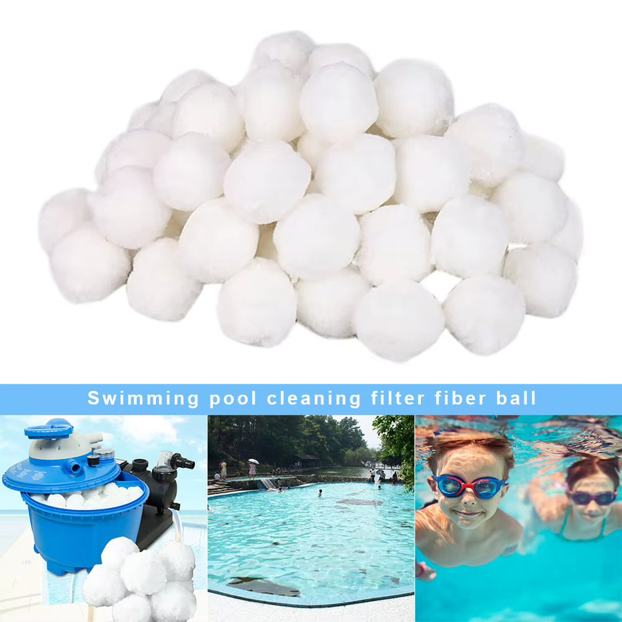 Langlebige Filter Balls FK88 in Weiß für die Schwimmbadreinigung und Filtration - Bild 2