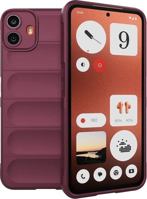 Techsuit Magic Shield Schutzhülle für Nothing CMF Phone 1 in Weinrot - Bild 1
