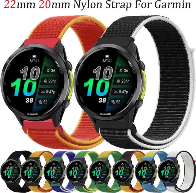 Garmin Uhrenarmband Nylon, Textil/NATO, 22/20 mm - Bild 1