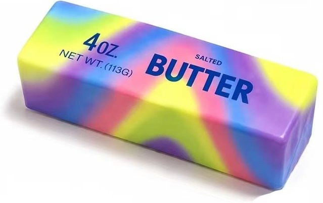 Squishy Butterstange Fidget Spielzeug, Stressball, Knetspielzeug - Bild 1
