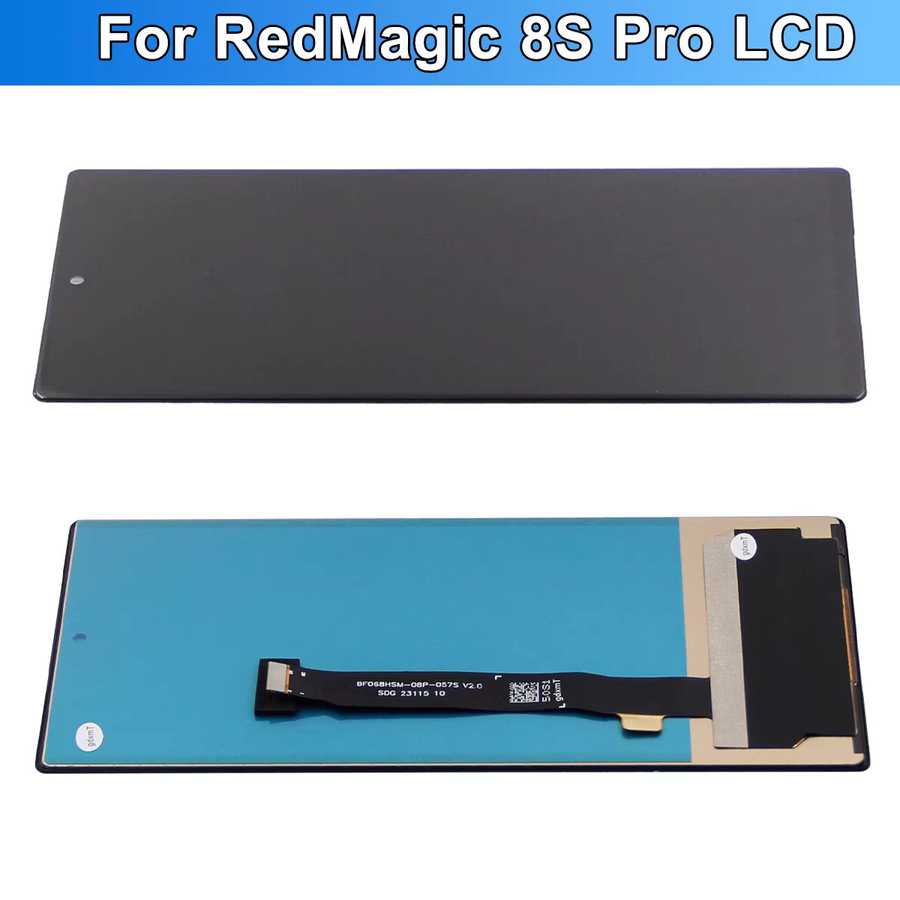 ZTE Nubia Red Magic 8s Pro / 8 Pro LCD Touchscreen Digitizer Baugruppe Ersatz Display-Panel in Schwarz - Bild 2
