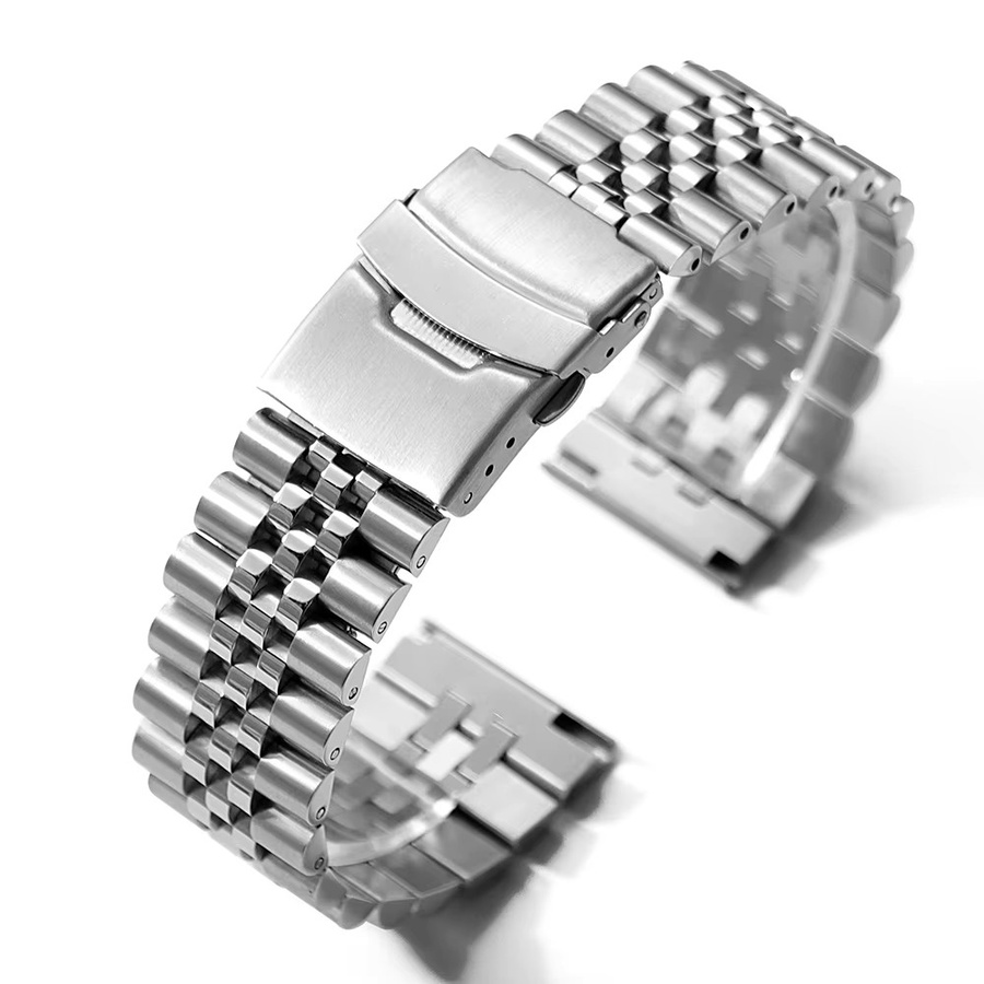 langley Uhrenarmband Edelstahl, Silber, Herren - Bild 5