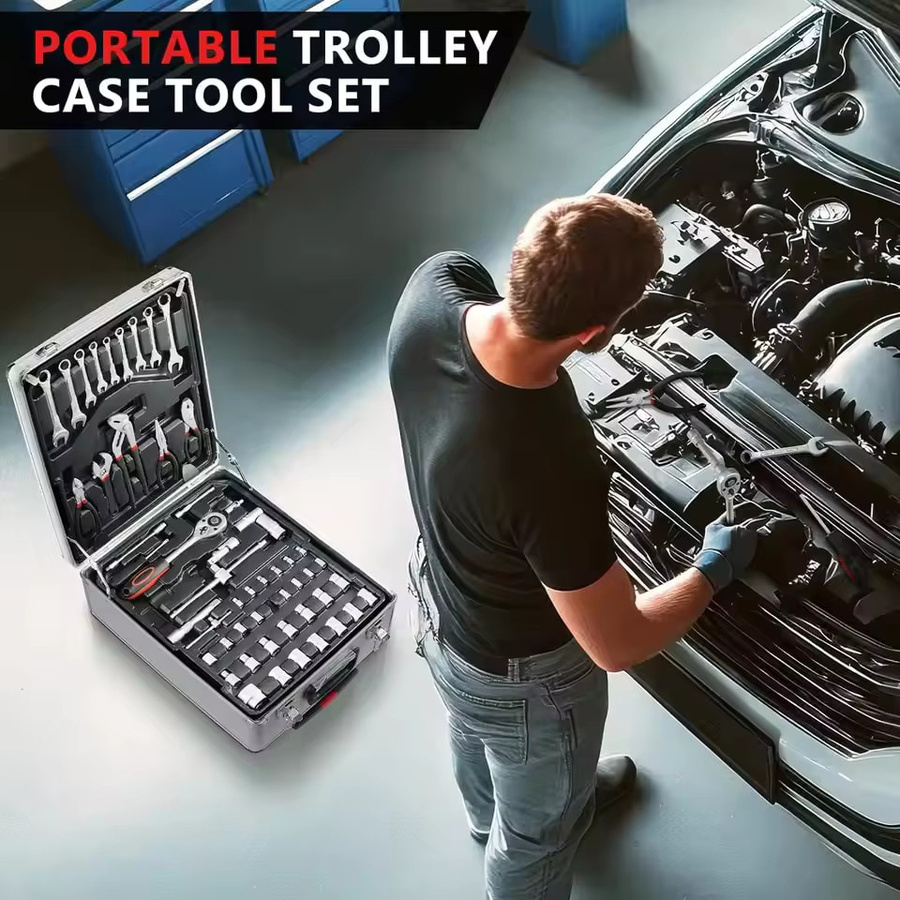 Betuyoo 799-teiliger Mechaniker-Werkzeugsatz im Rollkoffer mit Steckschlüsselsatz für Reparaturen und den täglichen Gebrauch - Bild 3