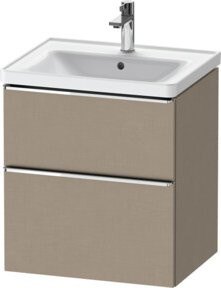 Duravit Waschtischunterschrank D-Neo in Leinen mit 1 Schublade, B/T/H: 58,4 x 45,2 x 62,5 cm - Bild 1