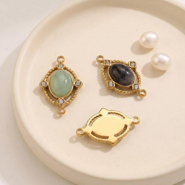 Aiovlo Anhänger Edelstahl, Gold, Damen - Bild 1