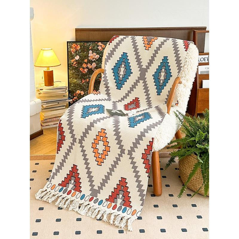 Super Six Sofabezug aus Baumwolle und Leinen im Retro-Stil, Farbe: Orange, Breite: 60 cm, Höhe: 90 cm - Bild 2