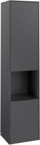 Villeroy & Boch Subway 3.0 Hochschrank für das Badezimmer in Anthrazit, B/T/H: 40 x 36,2 x 171 cm - Bild 1