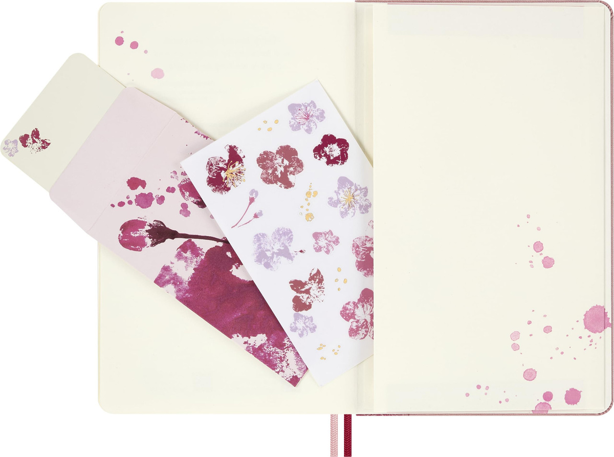 Moleskine Notizbuch 2026 Edition Sakura Hardcover liniert Rosa B: 13 cm, H: 21 cm - Bild 2