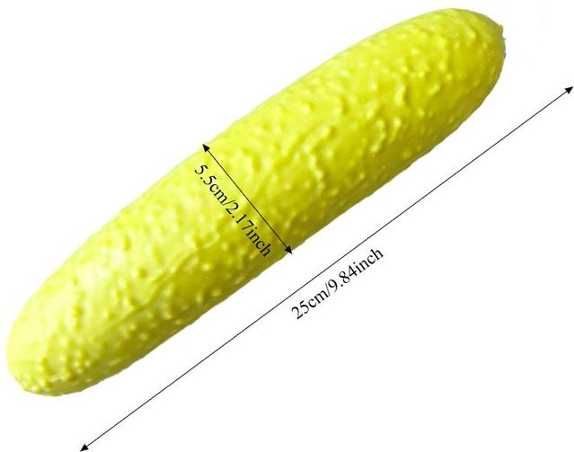 Squishy Lange Gurke, Fidget Spielzeug, Super Weiche Dehnbare Textur - Bild 1