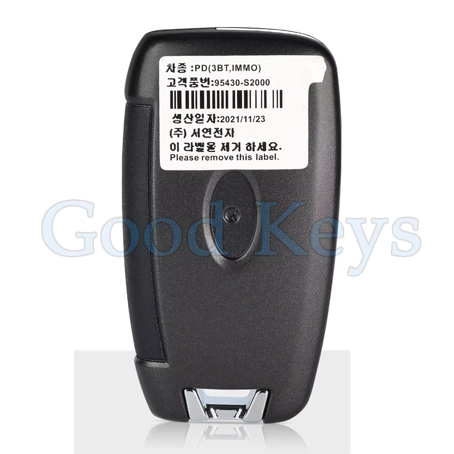 KEYECU OEM Smart Remote Key Fob 95430-S2000 für Hyundai Santa Fe 2019-2021, 4 Tasten, 434 MHz, Schwarz, ohne Chip - Bild 4