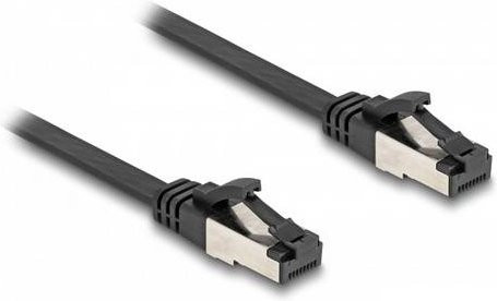 Delock RJ45 Patchkabel CAT 8.1 U/FTP Ethernet LAN Schwarz, Länge: 2,00 m - Bild 1