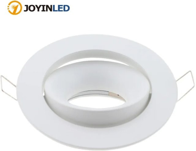 JOYINLED Modernes GU10 Lichtrahmengehäuse mit MR16-Modul und Gesichtsring in Weiß - Bild 1