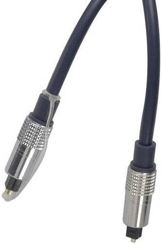 Kash 30L526 Toslink Digital-Audio Anschlusskabel mit vergoldeten Steckern, Schwarz, Länge: 2,00 m - Bild 1