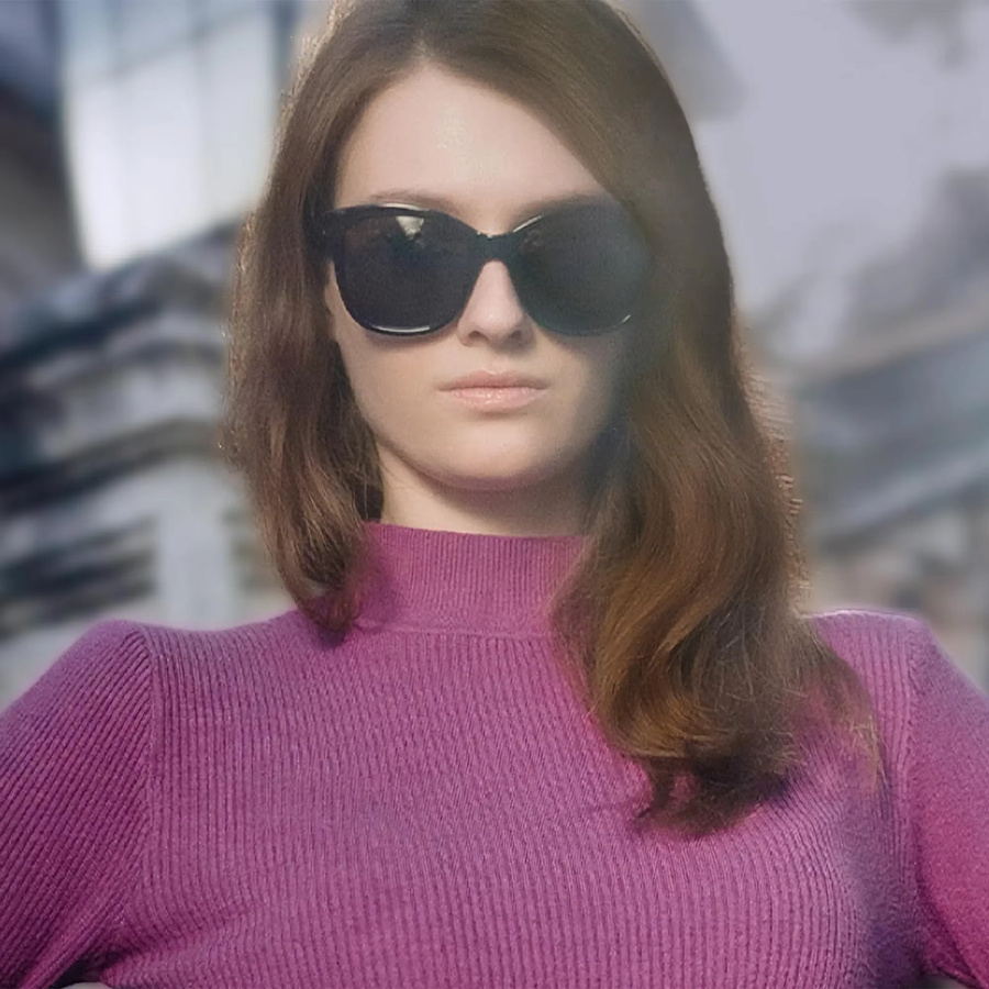 BLUEMOKY Sonnenbrille Cat-Eye, Vollrand, Kunststoff, Damen, polarisiert - Bild 1