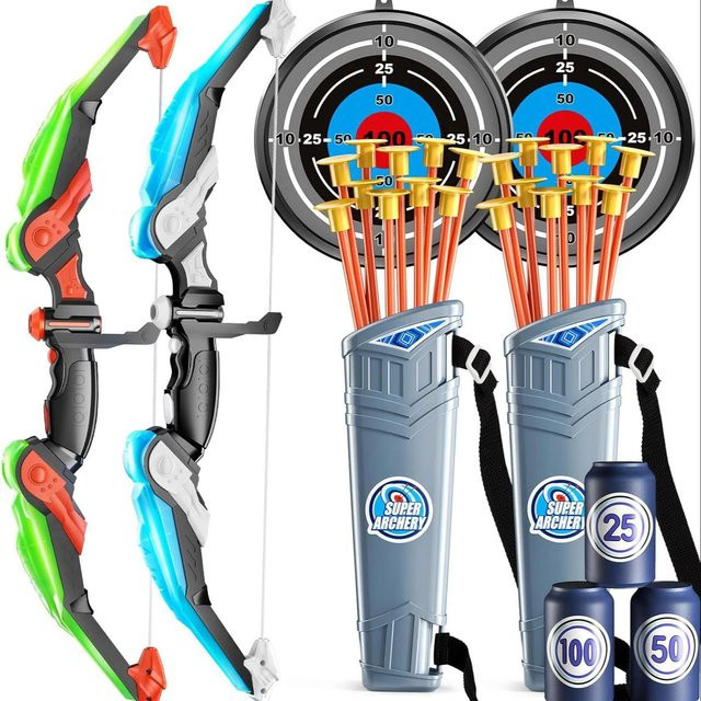 Linyi toy Bogen und Pfeil Set, mit LED Licht - Bild 1