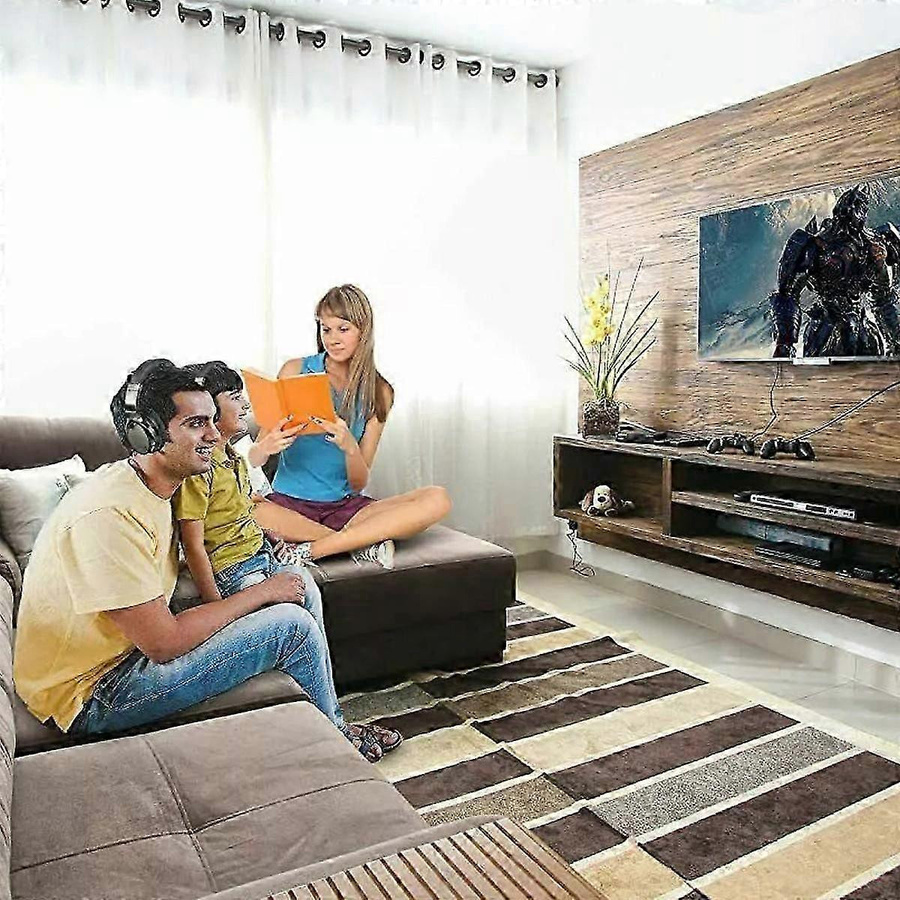 VRAUX Kabellose TV-Kopfhörer mit 2,4G Digitale RF-Technologie für verzögerungsfreien Audio-Genuss in Over-Ear-Bauweise - Bild 2