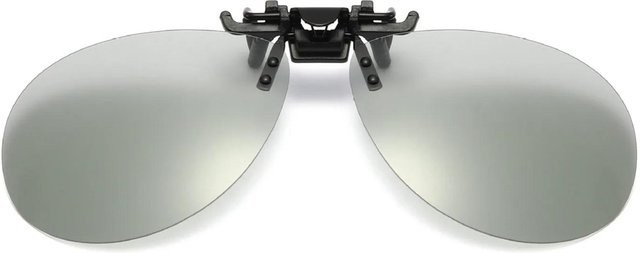 Binchi Outdoor Equipment Sonnenbrillen zum Anklipsen, randlos, oval, weiß - Bild 1