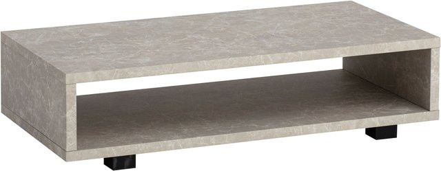 Moderner Couchtisch in Sand, rechteckig, B/H/T: 100 x 25 x 50 cm - Bild 1