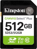Kingston Canvas Select Plus 512 GB SDXC Speicherkarte Class 10 in Schwarz - Bild 1