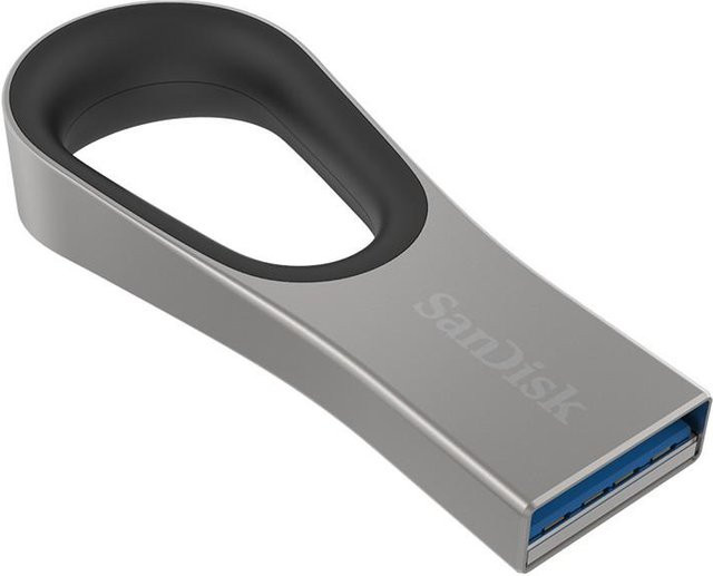 SanDisk Ultra Loop USB 3.0 Flash Drive 128 GB in Silber und Grau - Bild 1