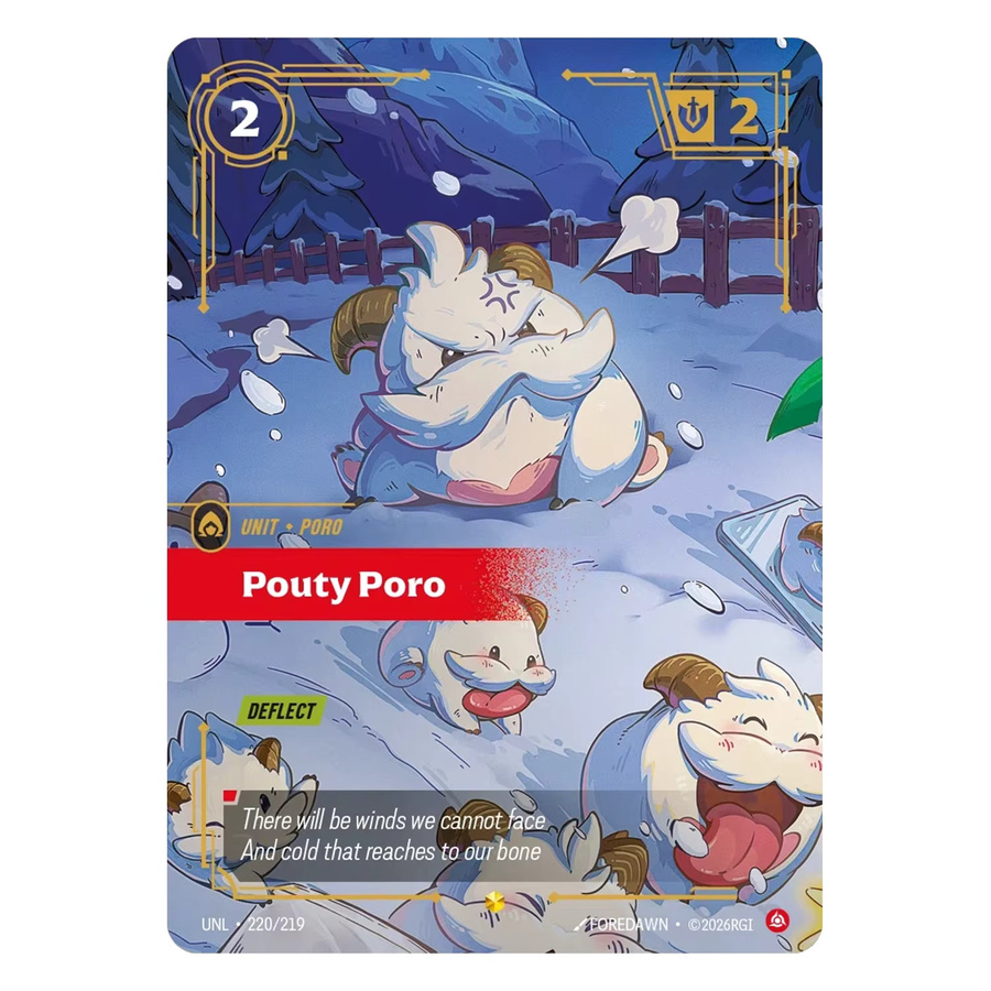 Bandai League of Legends 2026 Poro Set Riftbound, Sammelkarten, Englisch - Bild 2