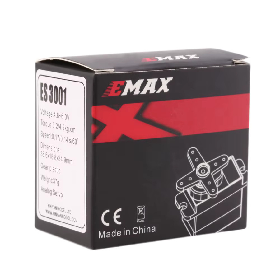 EMAX ES3001 Standard 43g Servo für RC-Helikopter, Boote, Flugzeuge - Bild 4