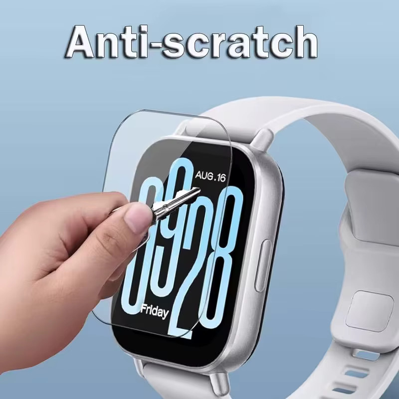 Xiaomi Displayschutzfolie aus gehärtetem Glas in Transparent für Redmi Watch 5 Active, Lite und Redmi Watch 4 - Bild 2