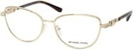 Michael Kors MK 3076B Korrektionsbrille, Cat Eye, Vollrand, Gold, Damen - Bild 1