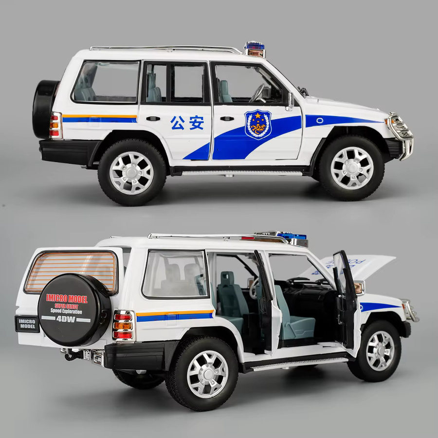 MAKEDA Mitsubishi Pajero SUV, Diecast Modell, Metall, 1:18, mit Licht und Sound - Bild 2
