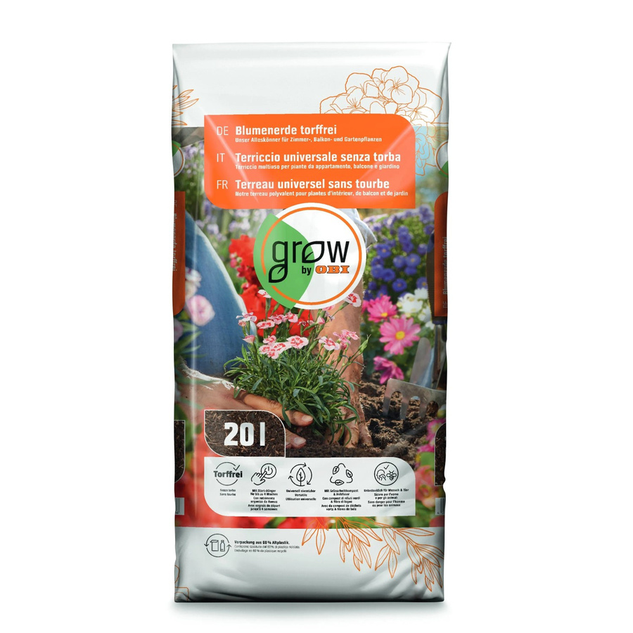 GROW by OBI Torffreie Blumenerde - Bild 2