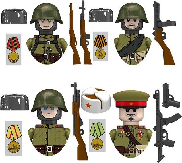 Krieg II Armee Soldaten Mini Militärwaffen Modell, Bausteine, ab 6 Jahren - Bild 1