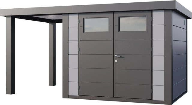 Telluria Gerätehaus Classico in Grau mit B/T/H: 456 x 258 x 219 cm - Bild 1