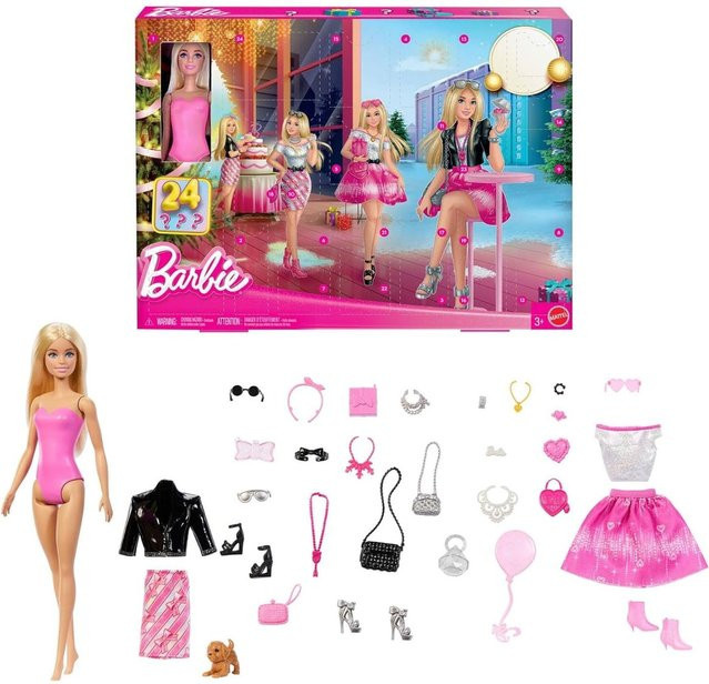 Mattel Barbie Modepuppe Adventskalender, ab 3 Jahren - Bild 1